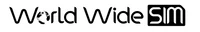 world wide sim card logo